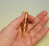 Брелок Око бога ГЕО Мондштадт Імпакт Genshin Impact, що світиться, двосторонній