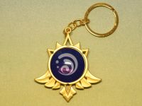 Брелок Око бога Гідро Мондштадт Імпакт Genshin Impact, що світиться, двосторонній