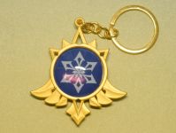 Брелок Око бога Кріо Мондштадт Імпакт Genshin Impact, що світиться, двосторонній