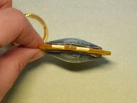 Брелок Око бога Анемо Лі Юе Геншин Імпакт Genshin Impact, що світиться, двосторонній