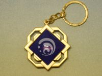 Брелок Око бога Гідро Лі Юе Геншин Імпакт Genshin Impact, що світиться, двосторонній