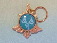 Брелок Око бога Анемо Мондштадт Геншин Імпакт Genshin Impact, що світиться, двосторонній