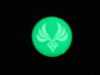 Брелок Око бога Анемо Мондштадт Геншин Імпакт Genshin Impact, що світиться, двосторонній