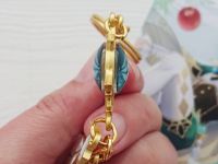 Брелок Око бога Венті Геншин Імпакт Genshin Impact, БРФ-0014-57 (двосторонній кабошон) фігурний , металевий