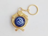 Брелок Око бога ГІДРО Інадзума Імпакт Genshin Impact, що світиться, двосторонній