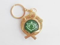 Брелок Око бога ДЕНДРО Інадзума Імпакт Genshin Impact, що світиться, двосторонній