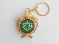 Брелок Око бога ДЕНДРО Інадзума Імпакт Genshin Impact, що світиться, двосторонній