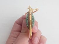 Брелок Глаз бога ДЕНДРО Мондштадт Геншин Импакт Genshin Impact, светящийся, двухсторонний