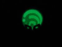 Брелок Око бога Гідро Сумеру Імпакт Genshin Impact, що світиться, двосторонній