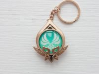 Брелок Глаз бога Анемо Сумеру Геншин Импакт Genshin Impact, светящийся, двухсторонний