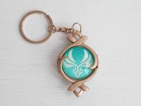 Брелок Око бога Анемо Фонтейн Імпакт Genshin Impact, що світиться, двосторонній