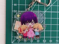 Брелок Ай Хошино з близнюками, Зіркове дитя Oshi no Ko БРФ-0003-06 фігурка , акриловий 