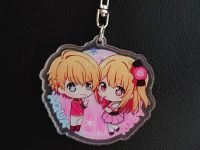 Брелок Аквамарин та Рубі, Зіркове дитя Oshi no Ko БРФ-0003-07 фігурка , акриловий 