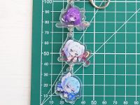 Брелок Frieren Фрирен, Ферн, Гиммель 3в1 БРФ-0007-02 фигурка, акриловый 