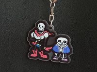 Брелок Санс та Папірус Undertale БРФ-0011-03 фігурка , акриловий 