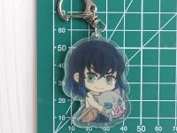 Брелок Demon Slayer Иноске сидящий без маски БРФ-0013-19 акриловий фиурка  