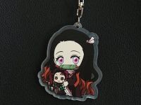 Брелок Demon Slayer Незуко сидящая БРФ-0013-20 акриловий фиурка  