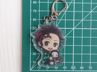 Брелок Demon Slayer Танджиро сидящий БРФ-0013-21 акриловий фиурка  