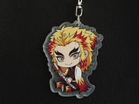 Брелок Demon Slayer Ренгоку сидящий БРФ-0013-22 акриловий фиурка  