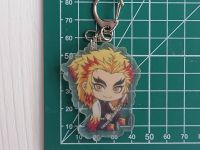 Брелок Demon Slayer Ренгоку сидящий БРФ-0013-22 акриловий фиурка  