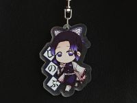 Брелок Demon Slayer Шинобу Кочо с надписью БРФ-0013-25 акриловий фиурка  