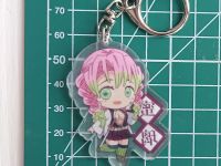 Брелок Demon Slayer Мицури с надписью БРФ-0013-29 акриловий фиурка  