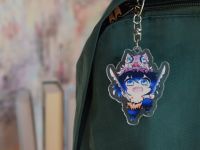 Брелок Demon Slayer акриловий фиурка БРФ-0013-03 с металлическим карабином