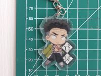 Брелок Demon Slayer Гьомей Хімеджима з написом БРФ-0013-31 акриловий фігурка 