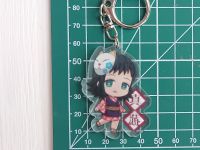 Брелок Demon Slayer Макомо с надписью БРФ-0013-33 акриловий фиурка  