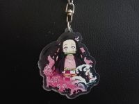 Брелок Demon Slayer Незуко волны БРФ-0013-38 акриловий фиурка  