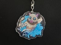 Брелок Demon Slayer Иноске волны БРФ-0013-42 акриловий фиурка  