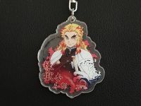 Брелок Demon Slayer Ренгоку волны БРФ-0013-44 акриловий фиурка  