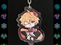 Брелок Геншин Імпакт Genshin Impact Тарталья БРФ-0014-67 фігурка , акриловий 