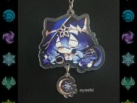 Брелок Геншин Імпакт Genshin Impact Лайла з вушками БРФ-0014-82 фігурка , акриловий 