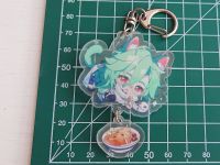 Брелок Геншин Импакт Genshin Impact Бай Чжу с ушками БРФ-0014-87 фигурка, акриловый 