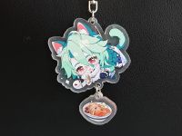 Брелок Геншин Импакт Genshin Impact Бай Чжу с ушками БРФ-0014-87 фигурка, акриловый 