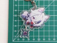 Брелок Геншин Импакт Genshin Impact Арлекино с ушками БРФ-0014-89 фигурка, акриловый 