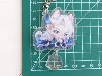 Брелок Геншин Импакт Genshin Impact Нёвиллет с ушками БРФ-0014-94 фигурка, акриловый 