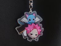 Брелок Нацу та Хеппі Хвіст Феї Fairy Tail БРФ-0031-01 фігурка , акриловий 