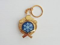 Брелок Око бога КРІО Інадзума Імпакт Genshin Impact, що світиться, двосторонній