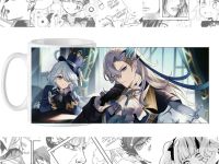 Чашка Геншин Импакт Genshin Impact Фурина и Нёвиллет cup-00836 с изображением  