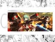 Чашка з зображенням cup-00464 Sword Art Online Кіріто та Асада 
