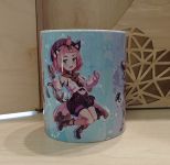 Горнятко з зображенням cup-00475 Геншин Імпакт, Genshin Impact Ци Ци , Клі та Діона