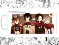 Чашка з зображенням cup-00484 Bungou Stray Dogs 
