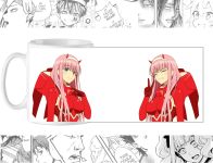 Горнятко з зображенням cup-00498 Милий во Франксу Нуль два Darling in the Franxx