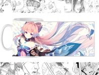 Чашка Геншин Импакт Genshin Impact Кокоми  cup-00541 с изображением  