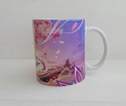 Чашка Сёгун Райдэн Геншин Импакт Genshin Impact cup-00604 с изображением  