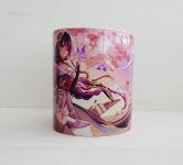 Чашка Сёгун Райдэн Геншин Импакт Genshin Impact cup-00604 с изображением  