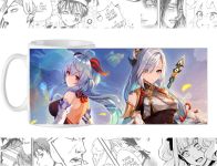 Горнятко Шень Хе та Гань Юй Геншин Імпакт, Genshin Impact , cup-00605 із зображенням 