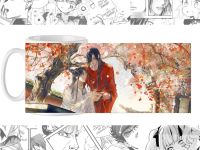 Чашка Благословение небожителей Heaven Officials' Blessing cup-00638 с изображением Саньлан и Се Лянь.